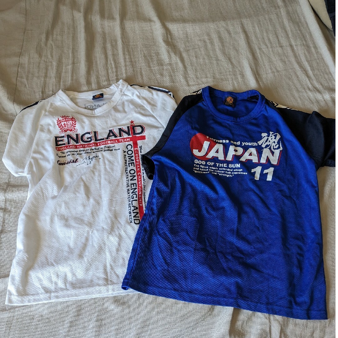 男児　半袖Tシャツ2枚(160) キッズ/ベビー/マタニティのキッズ服男の子用(90cm~)(Tシャツ/カットソー)の商品写真