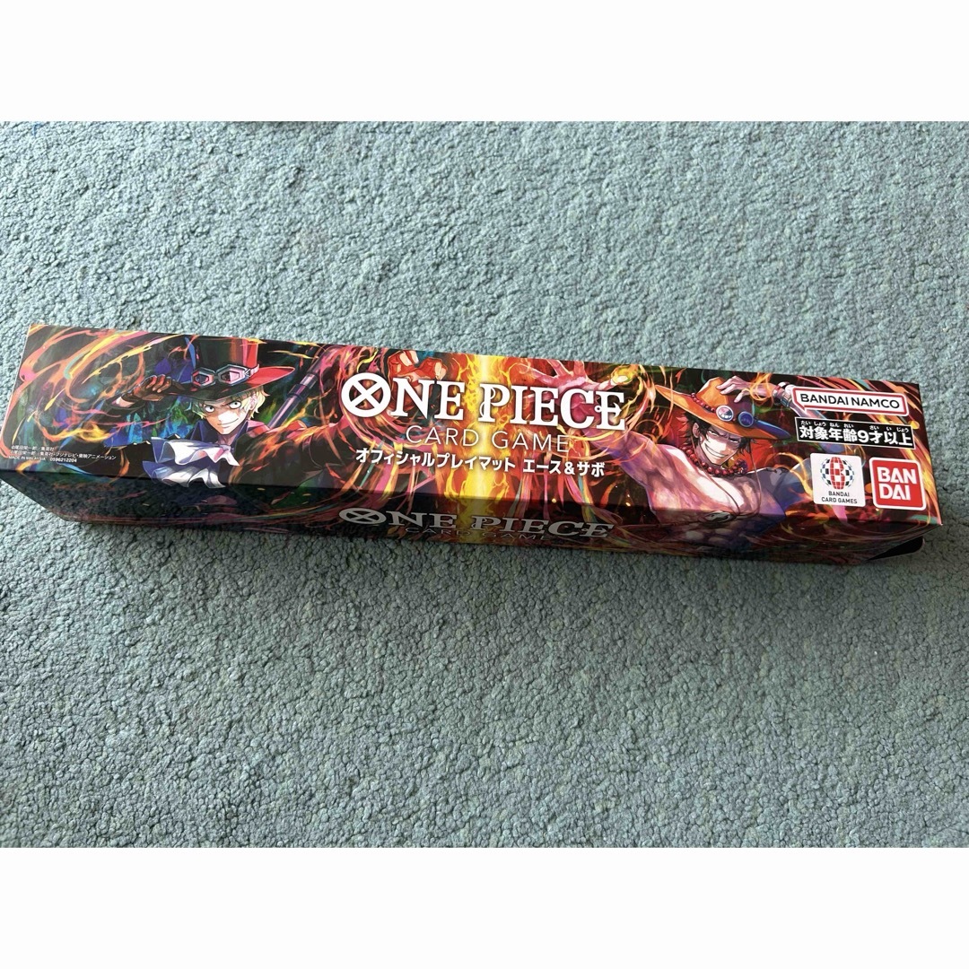 ワンピースカード オフィシャルプレイマット エース&サボの通販 ワンピースカード オフィシャルプレイマット エース&サボの通販