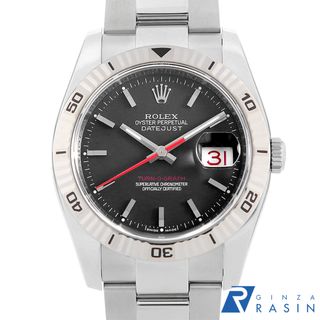 ロレックス(ROLEX)のロレックス ターノグラフ 116264 ブラック 3列 オイスターブレス Z番 メンズ 中古 腕時計(腕時計(アナログ))