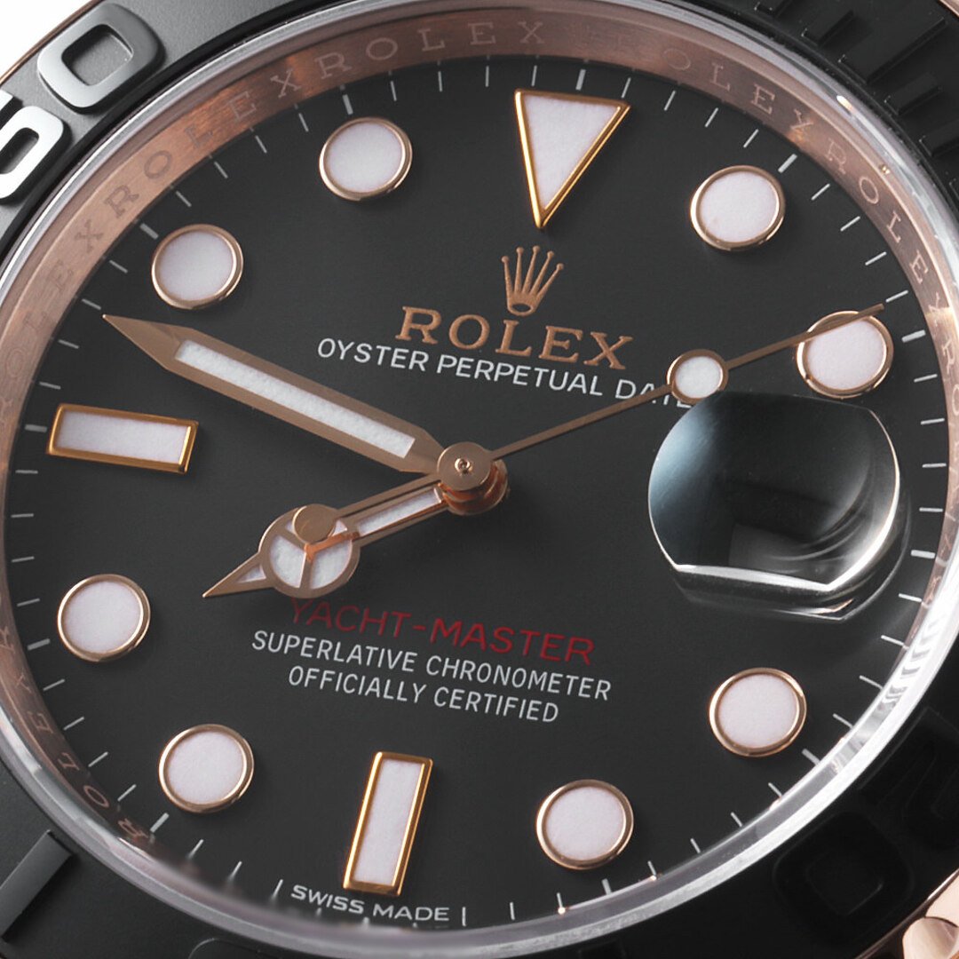 ROLEX(ロレックス)のロレックス ヨットマスター40 116655 ブラック ランダム番 メンズ 中古 腕時計 メンズの時計(腕時計(アナログ))の商品写真
