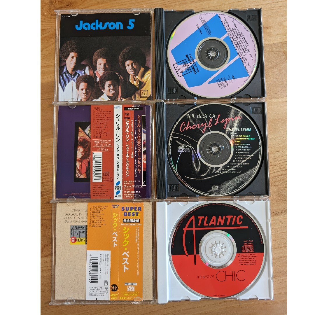 洋楽CDセット　jackson5 / cheryl lynn / CHIC エンタメ/ホビーのCD(ポップス/ロック(洋楽))の商品写真