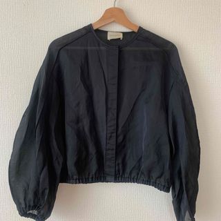 ユナイテッドアローズ(UNITED ARROWS)のユナイテッドアローズ  シアー ノーカラー カーディガン ジャケット(カーディガン)