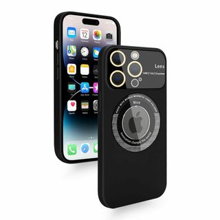 【色: ブラック】iPhone 14 Pro ケース MagSafe対応 シリコ(その他)