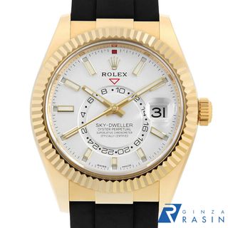 ロレックス(ROLEX)のロレックス スカイドゥエラー 326238 ホワイト ランダム番 メンズ 中古 腕時計(腕時計(アナログ))