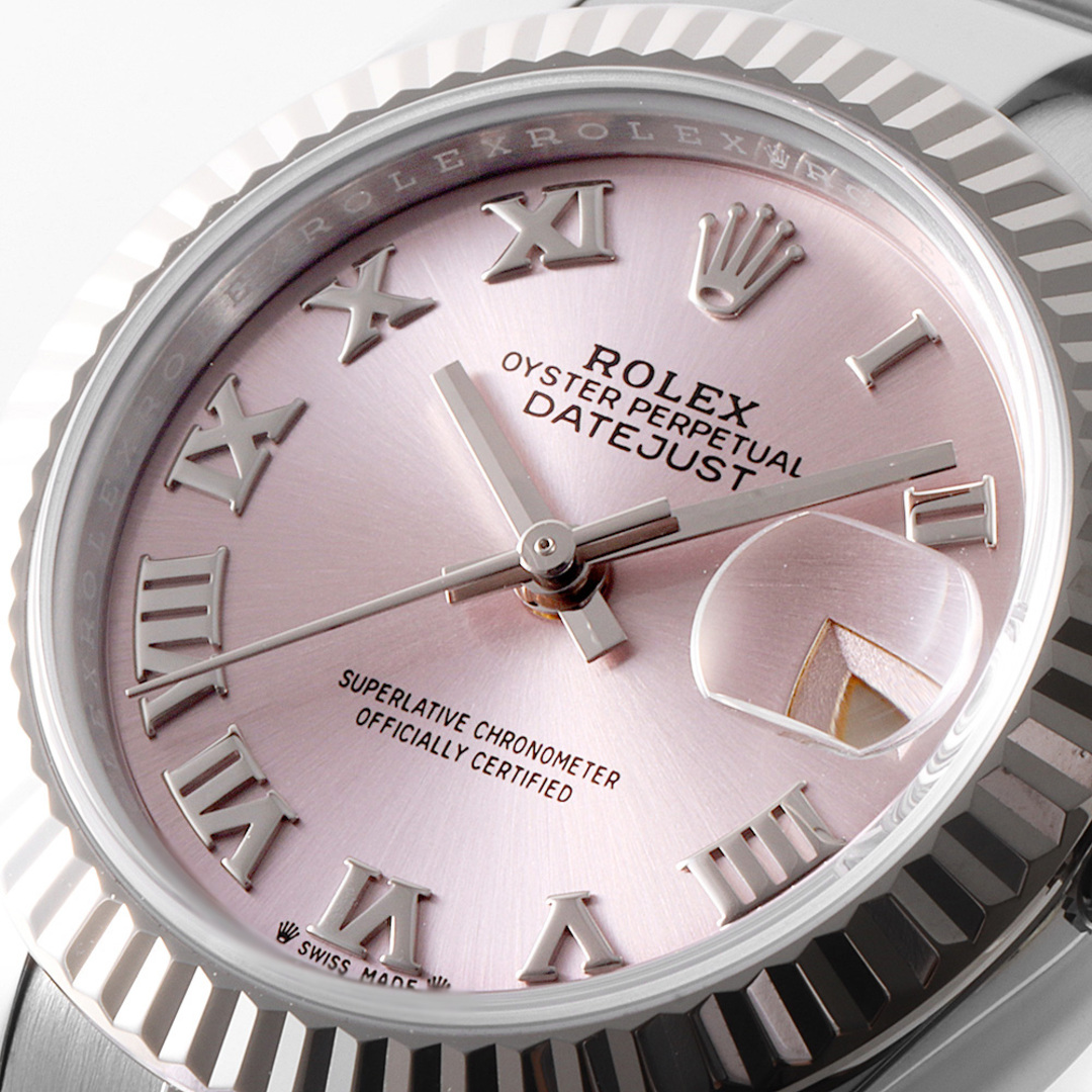 ROLEX(ロレックス)のロレックス デイトジャスト  279174 ピンク ローマ 3列 オイスターブレス ランダム番 レディース 中古 腕時計 レディースのファッション小物(腕時計)の商品写真