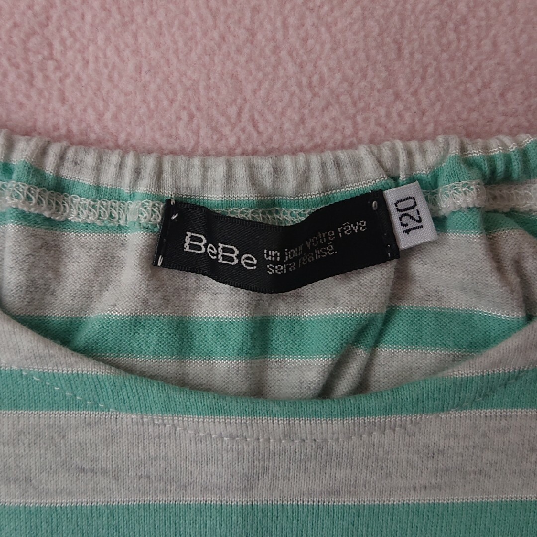 BeBe(ベベ)のワンピース サイズ120 キッズ/ベビー/マタニティのキッズ服女の子用(90cm~)(ワンピース)の商品写真