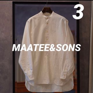 COMOLI - MAATEE&SONS 極上リネン厚 PULLOVER SHIRTS 3