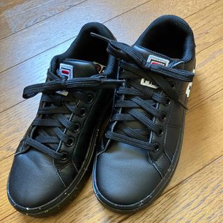 フィラ(FILA)のFILA   BE:FIRST  コラボスニーカー黒　23.0(スニーカー)