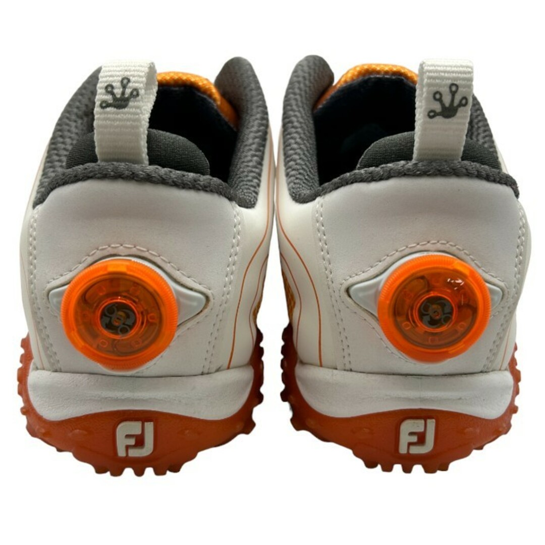 FootJoy(フットジョイ)のFOOT JOY フットジョイ ゴルフシューズ オレンジ 57344J 25.5cm スポーツ メンズ ダイヤル式 中古 W４ メンズの靴/シューズ(その他)の商品写真