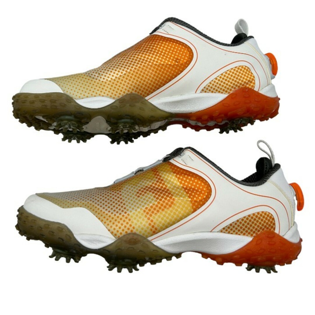 FootJoy(フットジョイ)のFOOT JOY フットジョイ ゴルフシューズ オレンジ 57344J 25.5cm スポーツ メンズ ダイヤル式 中古 W４ メンズの靴/シューズ(その他)の商品写真