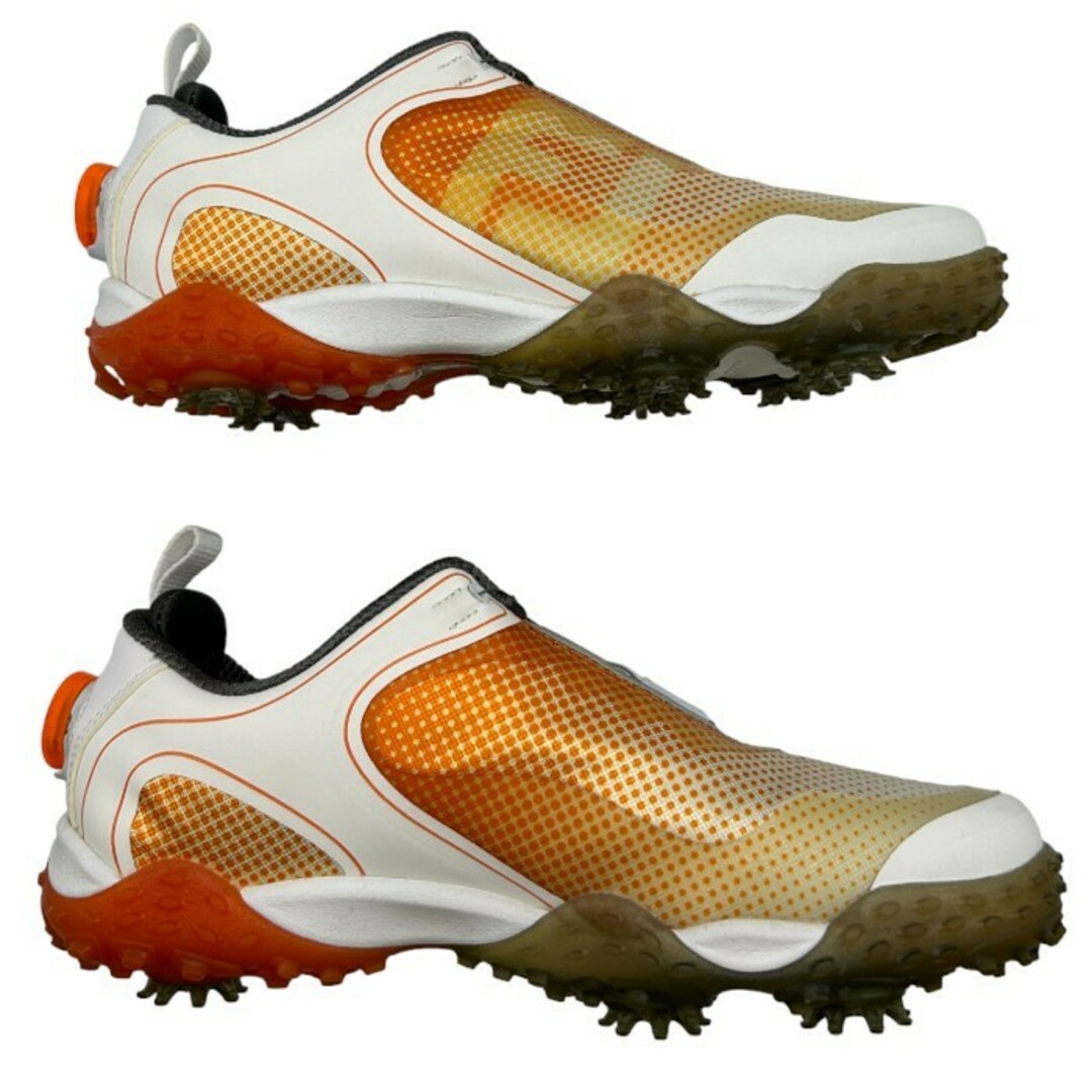 FootJoy(フットジョイ)のFOOT JOY フットジョイ ゴルフシューズ オレンジ 57344J 25.5cm スポーツ メンズ ダイヤル式 中古 W４ メンズの靴/シューズ(その他)の商品写真