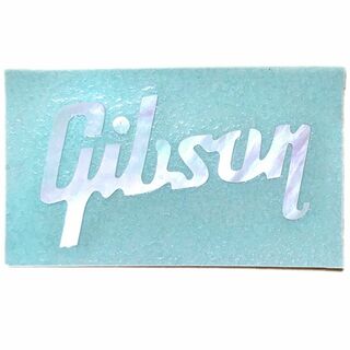 Gibson パールシェル ロゴ シール - ヒスコレタイプ ロゴ(エレキギター)