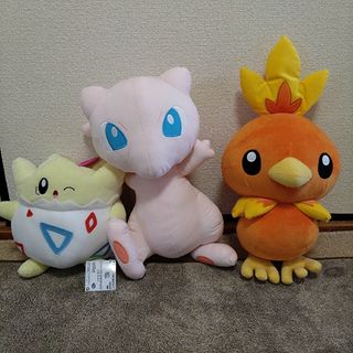 ポケットモンスター　ぬいぐるみ　トゲピー　ミュウ　アチャモ(キャラクターグッズ)