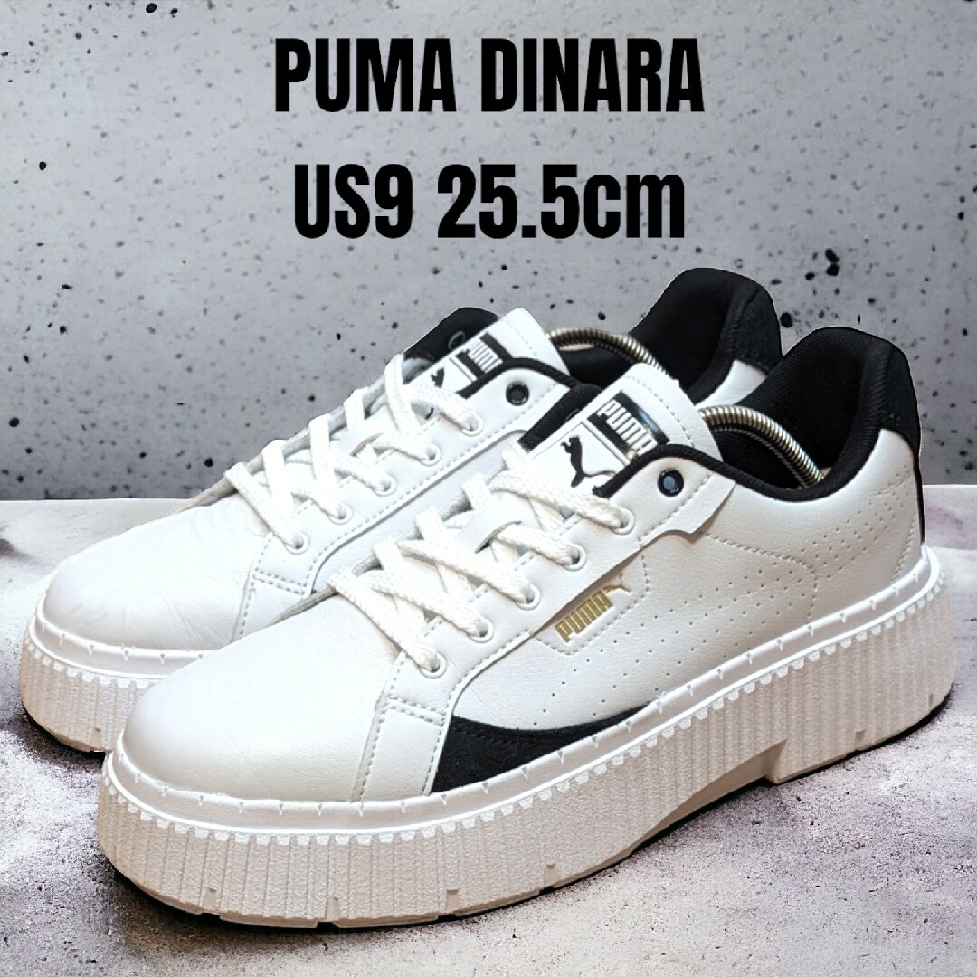 PUMA(プーマ)のPUMA DINARA プーマ ディナーラ 25.5cm 厚底スニーカー レディースの靴/シューズ(スニーカー)の商品写真