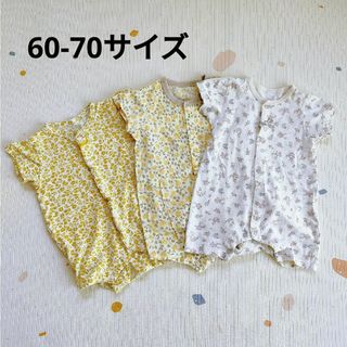 ニシマツヤ(西松屋)のベビー服 60～70サイズ 西松屋(ロンパース)