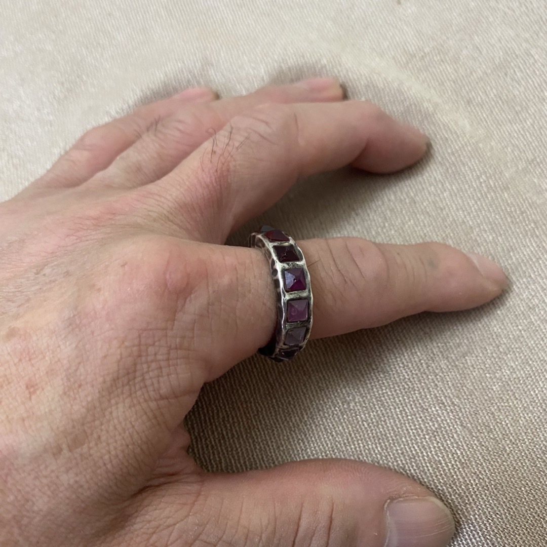 glamb(グラム)のglamb グラム 指輪 シルバー 色んな色の石 人気商品 貴重 定21780円 メンズのアクセサリー(リング(指輪))の商品写真