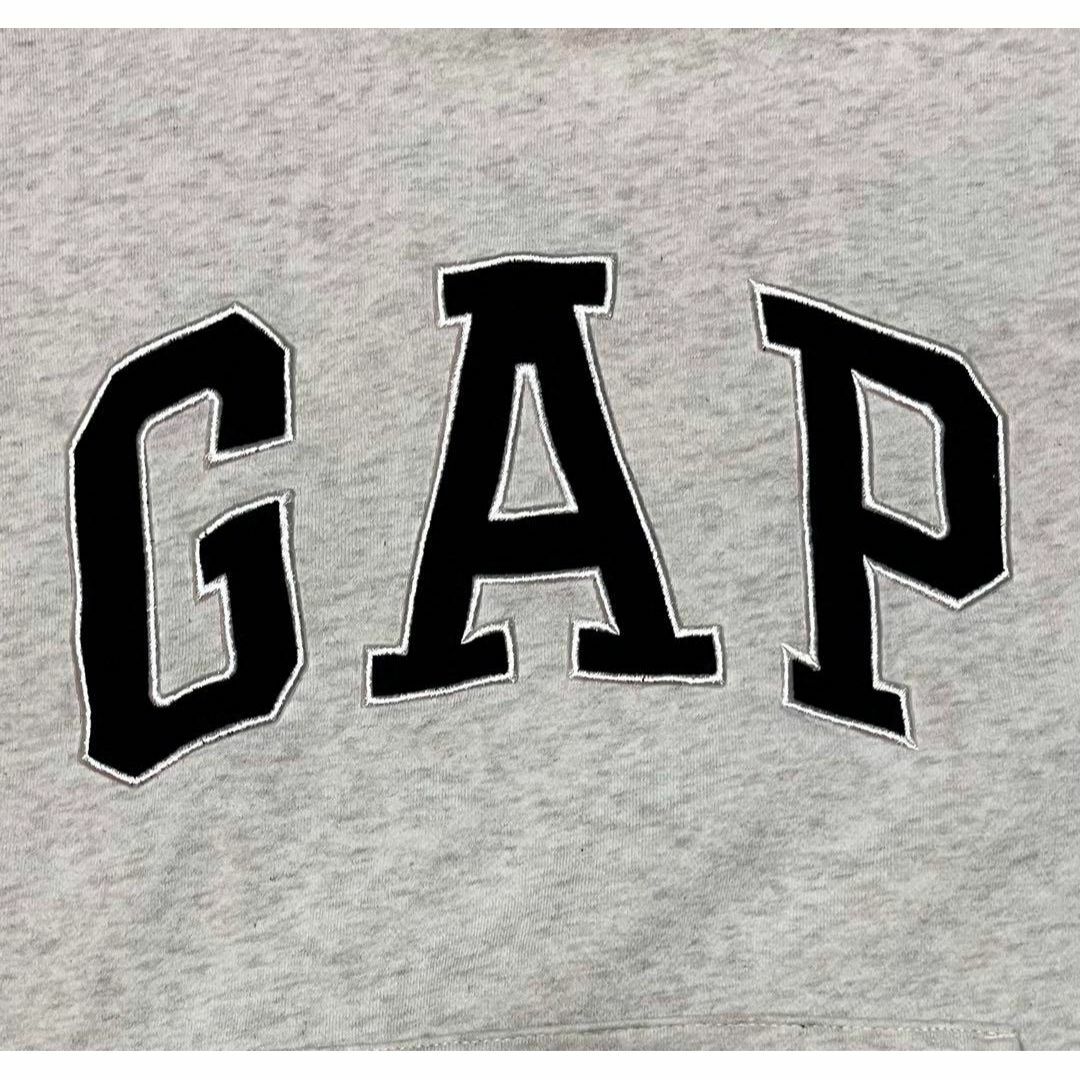 GAP(ギャップ)のGAP ギャップ アーチロゴ パーカー オフホワイト Ｓ　裏起毛 メンズのトップス(パーカー)の商品写真