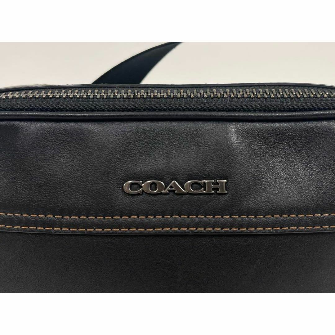 COACH(コーチ)の最安値 COACH コーチ メンズ ショルダーバッグ ブラック C2144 メンズのバッグ(ショルダーバッグ)の商品写真