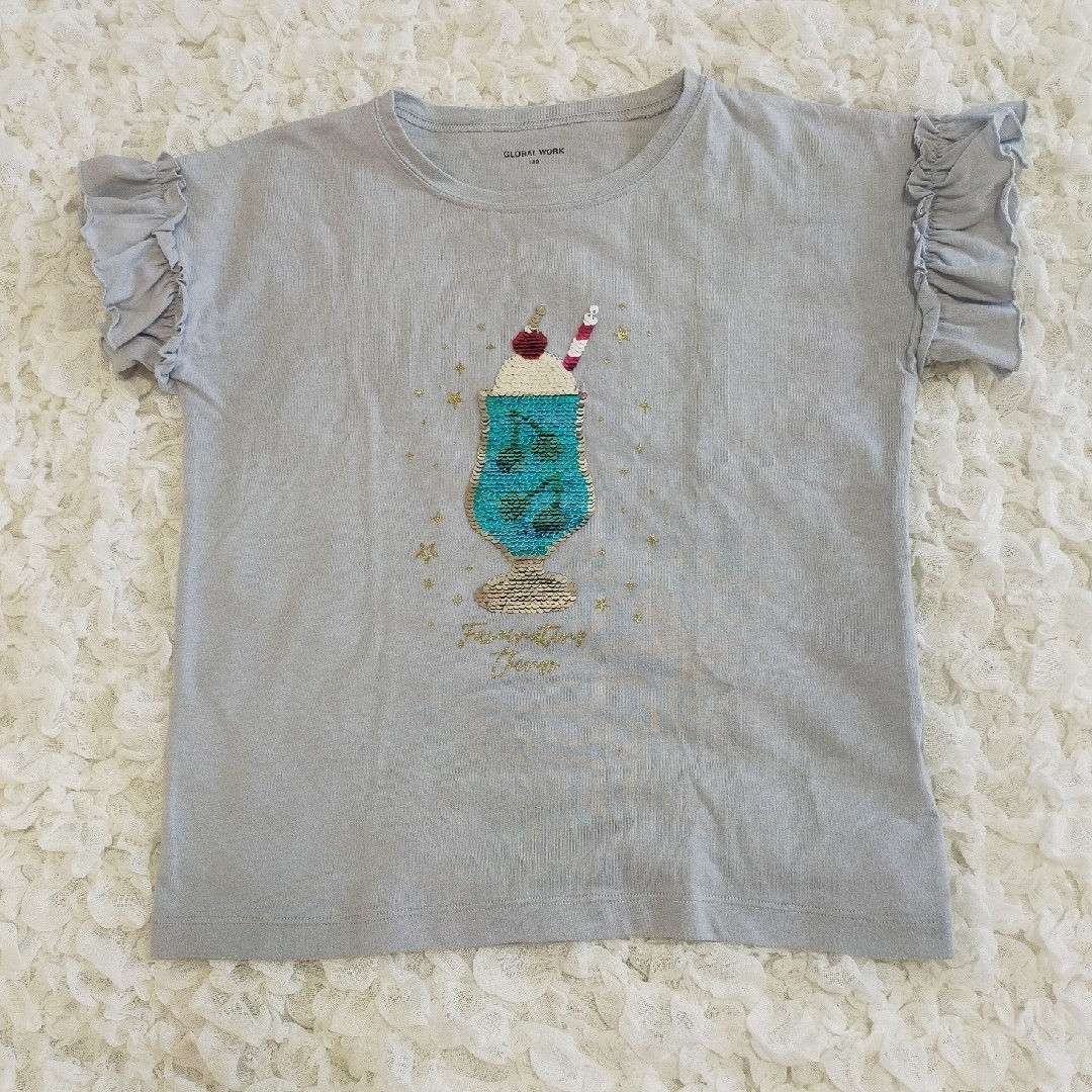 GLOBAL WORK(グローバルワーク)のグローバルワーク　Tシャツ130 キッズ/ベビー/マタニティのキッズ服女の子用(90cm~)(Tシャツ/カットソー)の商品写真