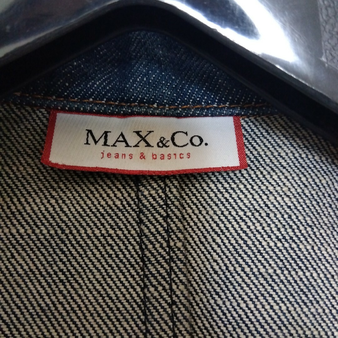 Max & Co.(マックスアンドコー)の美品 マックスアンドコー MAX&Co マックスマーラ  デニム ジャケット レディースのジャケット/アウター(Gジャン/デニムジャケット)の商品写真