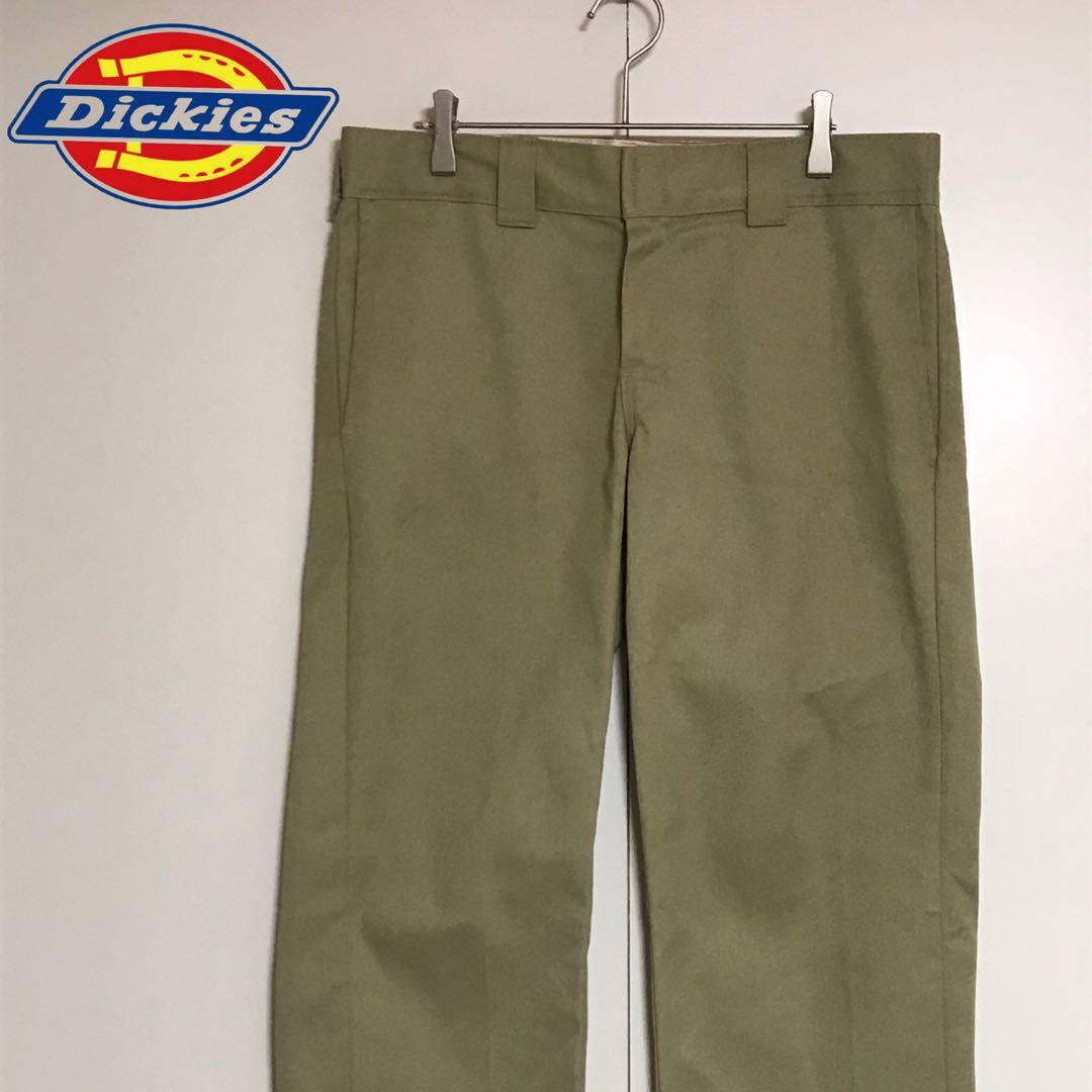 Dickies(ディッキーズ)の【定番】ディッキーズ　ロゴ入りワークパンツ　スリムストレート　K702 メンズのパンツ(ワークパンツ/カーゴパンツ)の商品写真