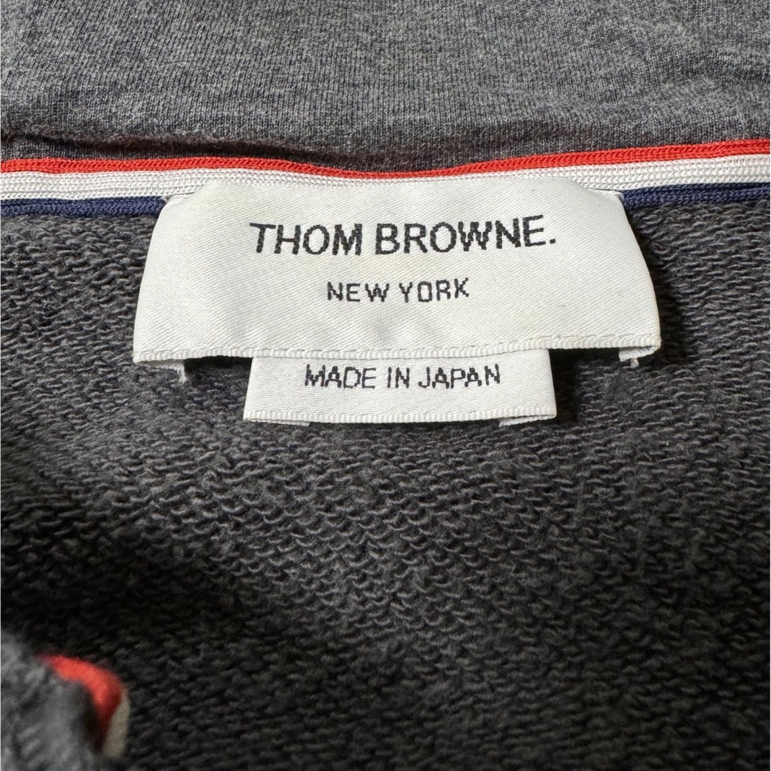 THOM BROWNE(トムブラウン)のトムブラウン THOM BROWNE  4BARスウェット フルジップパーカー メンズのトップス(パーカー)の商品写真