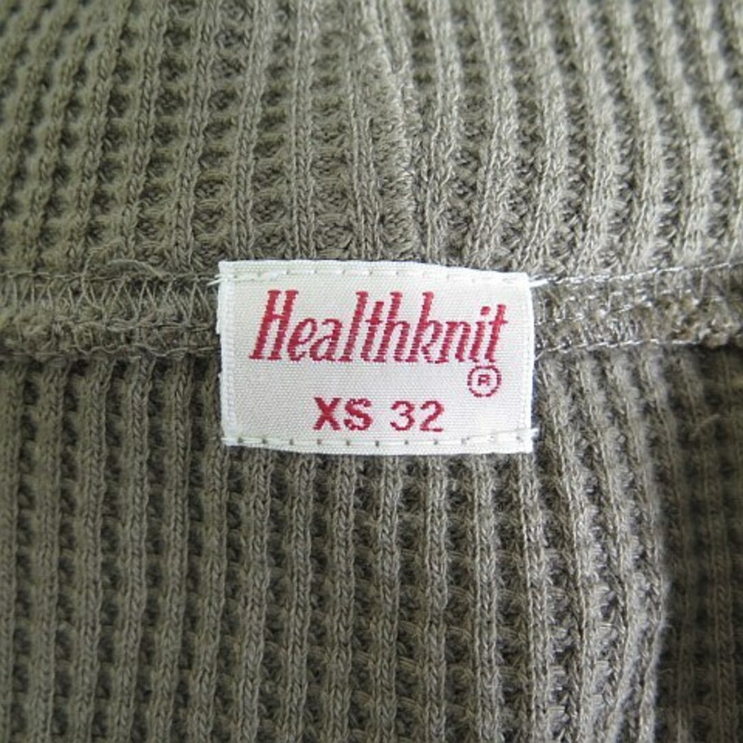 healthknit サーマル カットソー タートルネック 長袖 XS 32 レディースのトップス(カットソー(長袖/七分))の商品写真