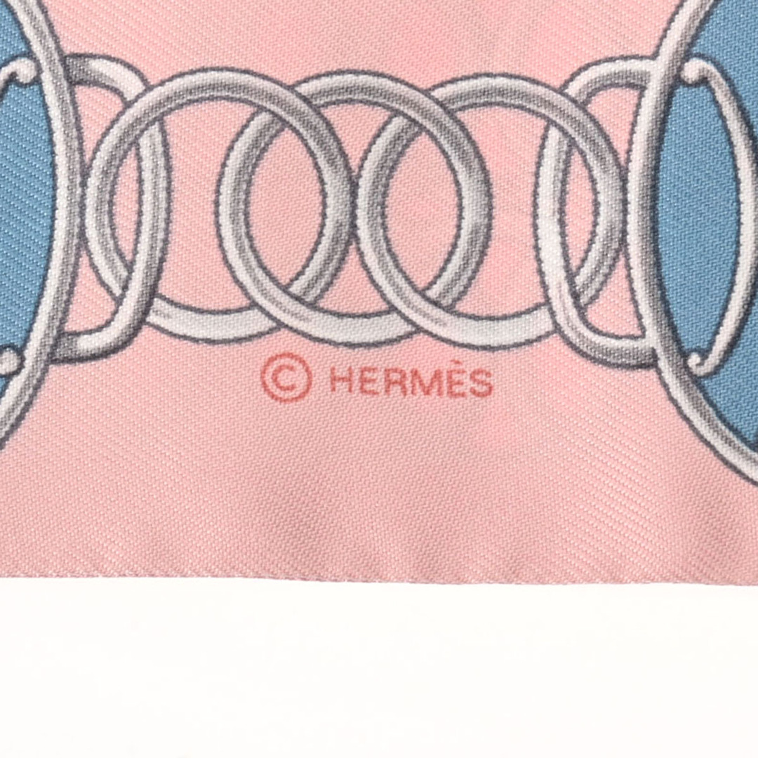 Hermes(エルメス)の新品 エルメス HERMES 063777S レディース スカーフ ピンク シルク100％ ハンドメイドのファッション小物(スカーフ)の商品写真