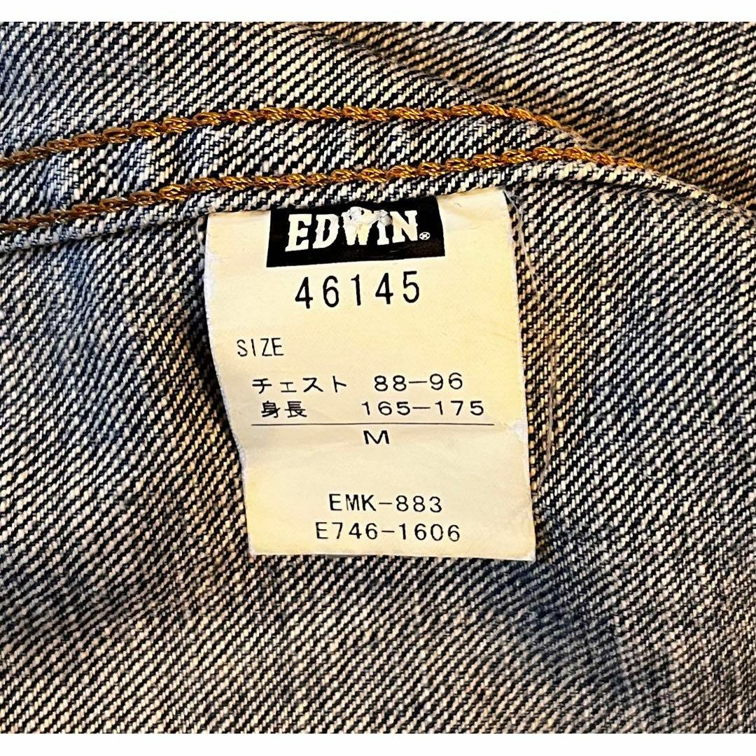 EDWIN(エドウィン)のEDWIN  エドウィン　デニムジャケット　ジージャン　Gジャン メンズのジャケット/アウター(Gジャン/デニムジャケット)の商品写真