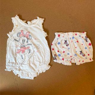 ベビーギャップ(babyGAP)のBaby GAP ロンパース&ショートパンツ　セット(ロンパース)