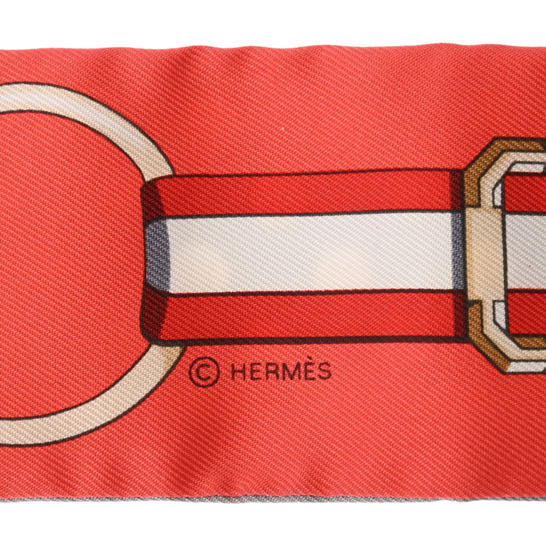 Hermes(エルメス)の新品 エルメス HERMES 063778S レディース スカーフ ピンク/オレンジ系/グレー シルク100％ レディースのファッション小物(バンダナ/スカーフ)の商品写真