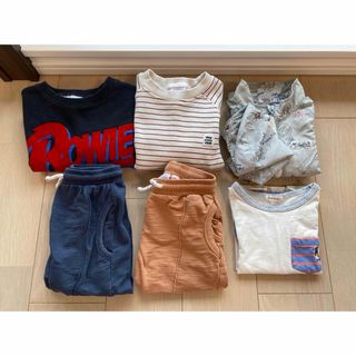 子ども服6点（幼児、男の子、2-3歳）(Tシャツ/カットソー)