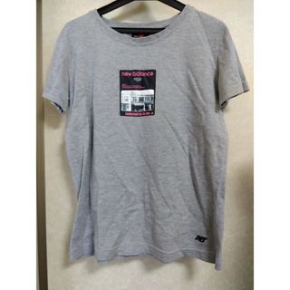 ニューバランス(New Balance)のNew Balance　レディースLサイズ　グレー(Tシャツ(半袖/袖なし))