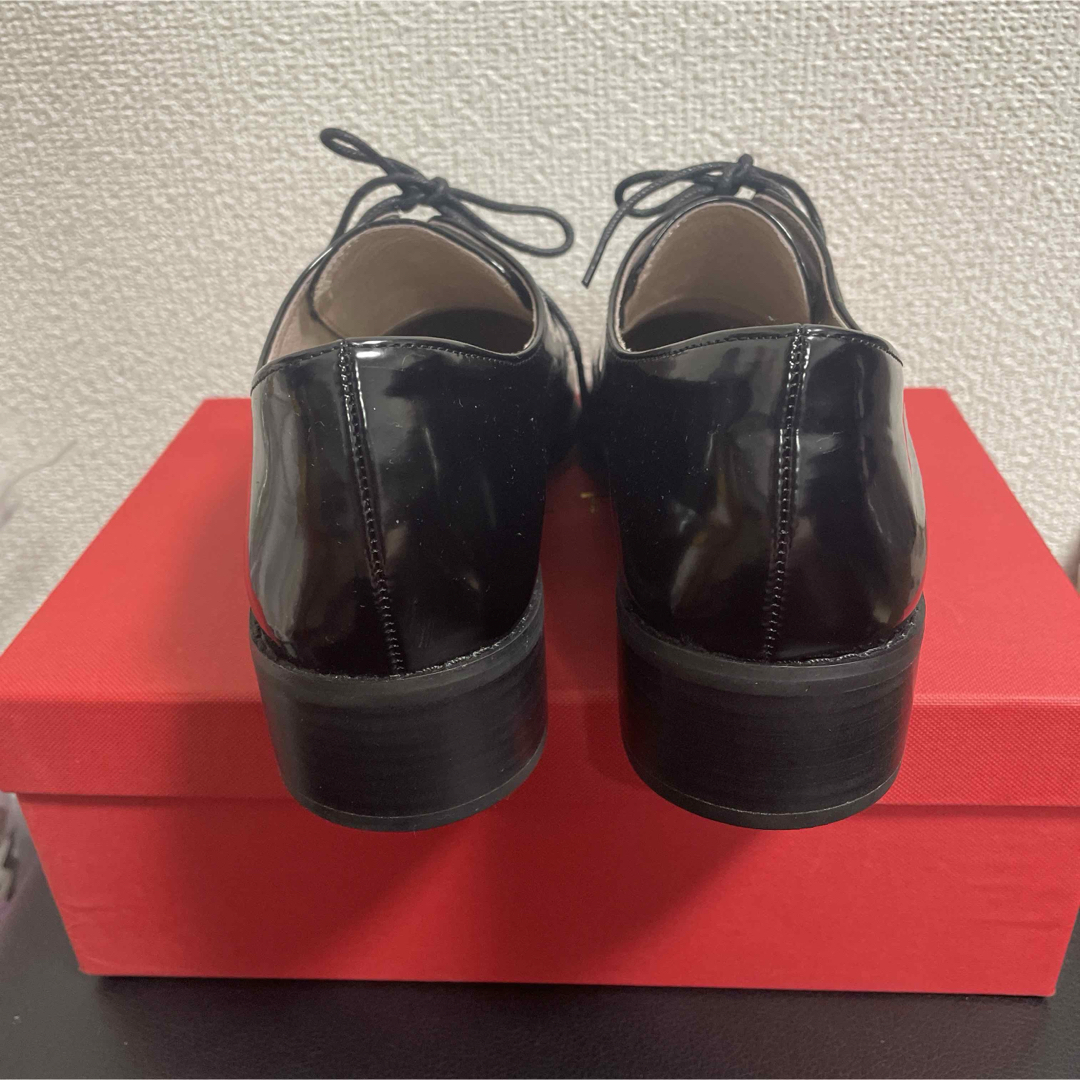 ORiental TRaffic(オリエンタルトラフィック)のオリエンタルトラフィック 　ヒール付きローファー　黒　Lサイズ レディースの靴/シューズ(ローファー/革靴)の商品写真