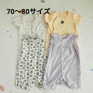 ニシマツヤ(西松屋)のベビー服 70～80サイズ 西松屋＆バースデー まとめ売り(ロンパース)