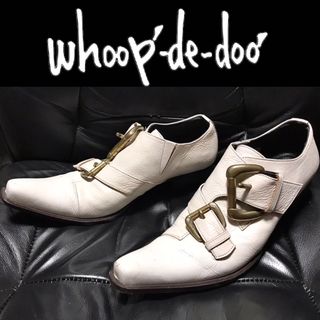 フープディドゥ(whoop-de-doo)のwhoop-de-doo 送料込定価2万5千円程 革 レザー 靴 26 日本製(その他)