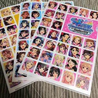 バンダイナムコエンターテインメント(BANDAI NAMCO Entertainment)のアイドルマスターシンデレラガールズ クリアファイル 3枚セット(キャラクターグッズ)