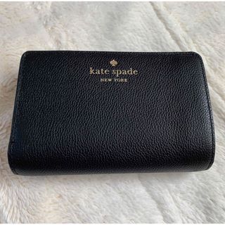 ケイトスペードニューヨーク(kate spade new york)のkate spade New York 2つ折り財布　新品未使用　ブラック(財布)