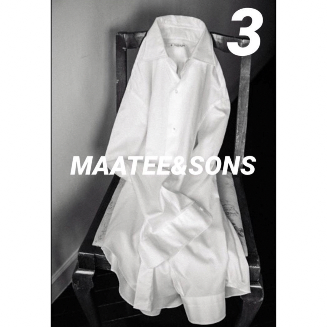 COMOLI(コモリ)のMAATEE&SONS CHARLES GIZA SUVIN WHITE 3 メンズのトップス(シャツ)の商品写真