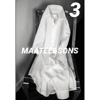 コモリ(COMOLI)のMAATEE&SONS CHARLES GIZA SUVIN WHITE 3(シャツ)