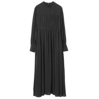 クラネ(CLANE)のCLANE FLARE GATHER ONEPIECE フレアギャザーワンピース(ロングワンピース/マキシワンピース)