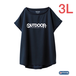 OUTDOOR PRODUCTS - 新品☆OUTDOOR メッシュ素材 フレンチスリーブス 黒Tシャツ（3Lサイズ）
