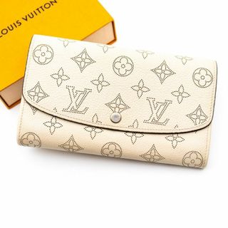 LOUIS VUITTON - ★美品★ ヴィトン 長財布 マヒナ ポルトフォイユ イリス アイボリー