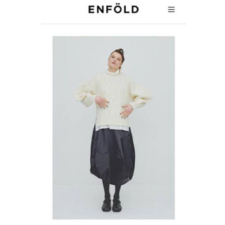 ENFOLD - ENFOLD アシンメトリーバルーンスカート