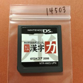 ニンテンドーDS(ニンテンドーDS)のカンペキ漢字力 みんなのDSゼミナール(携帯用ゲームソフト)