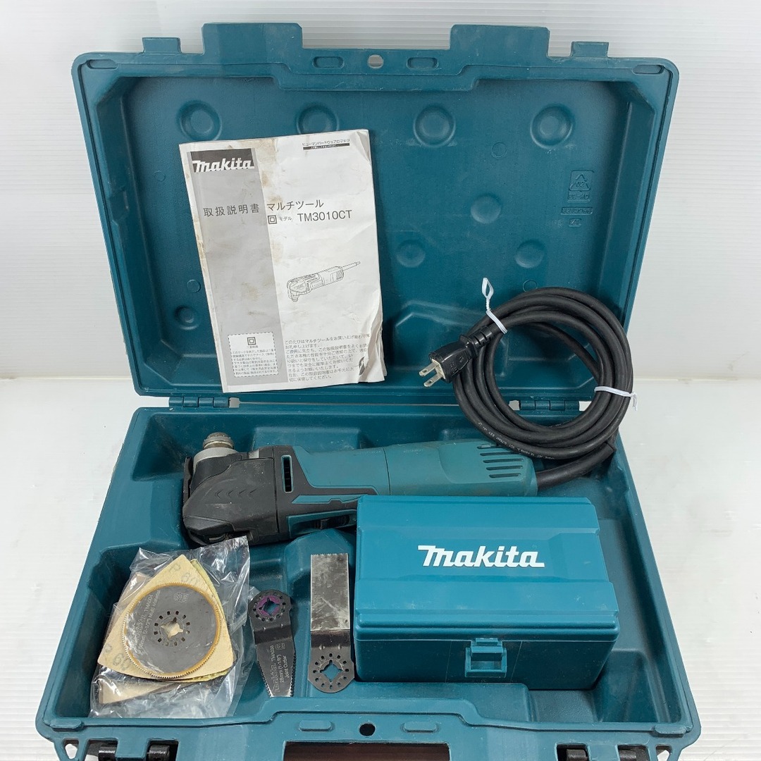 Makita(マキタ)のκκMAKITA マキタ 電動工具 マルチツール ケース付 コード式 100v 0055569 TM3010CT ブルー インテリア/住まい/日用品の文房具(その他)の商品写真