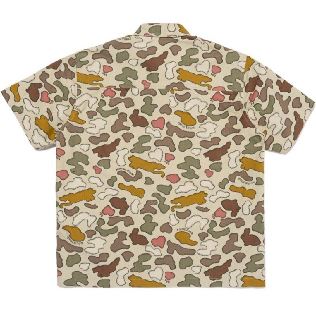 【新品】XLサイズ　KAWS MADE CAMO SHIRT メンズのトップス(シャツ)の商品写真