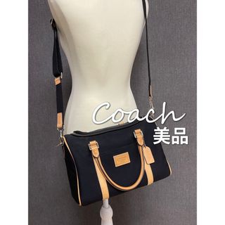 COACH - COACH コーチ　ハンドバッグ　ミニボストンバック　2WAY  ブラック　美品