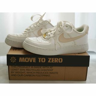 ナイキ(NIKE)のナイキ エアフォース1 ベージュ NIKE AIR FORCE 1 23.5cm(スニーカー)