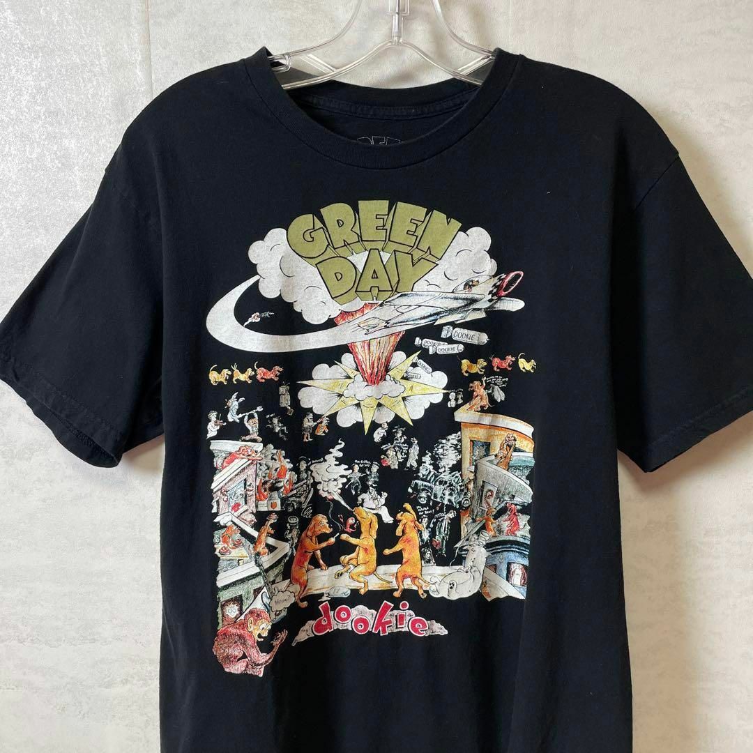 MUSIC TEE(ミュージックティー)のグリーンデイ　GRENNDAY　ドゥーキー　DOOKIE　メンズTシャツ　　古着 メンズのトップス(Tシャツ/カットソー(半袖/袖なし))の商品写真